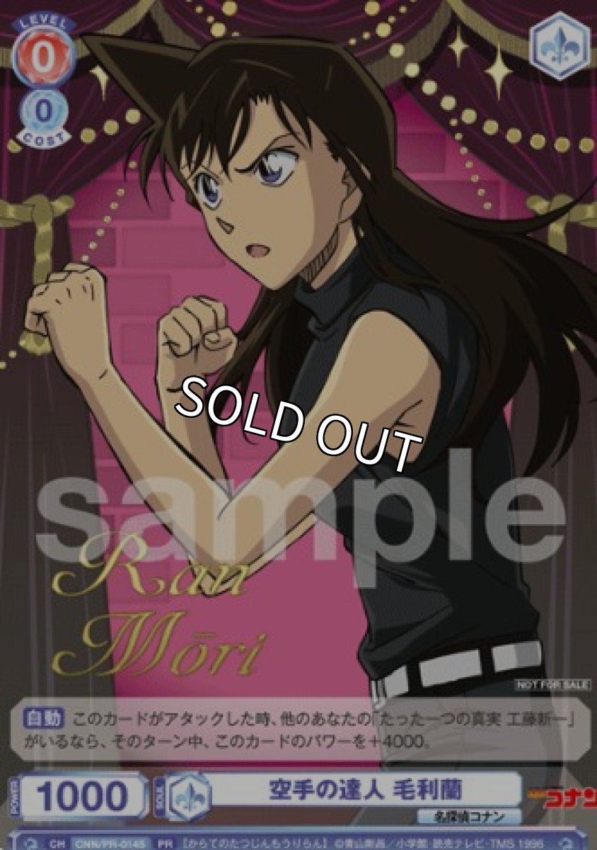 画像1: PR【箔押し】　   空手の達人 毛利蘭 (1)