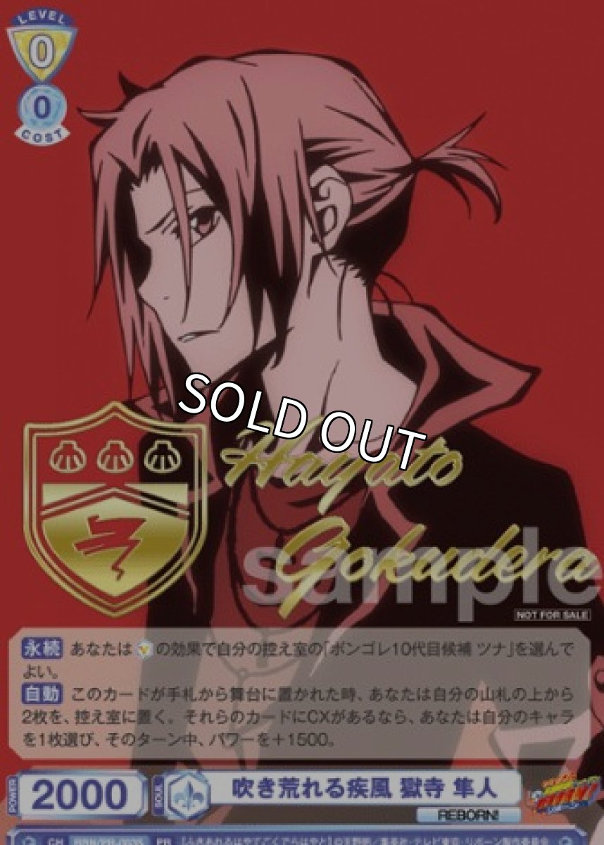 画像1: PR【箔押し】　吹き荒れる疾風 獄寺 隼人 (1)