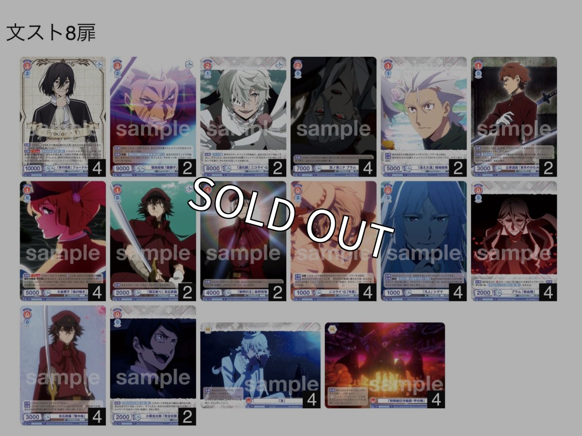 画像1: 文スト　８扉デッキ (1)