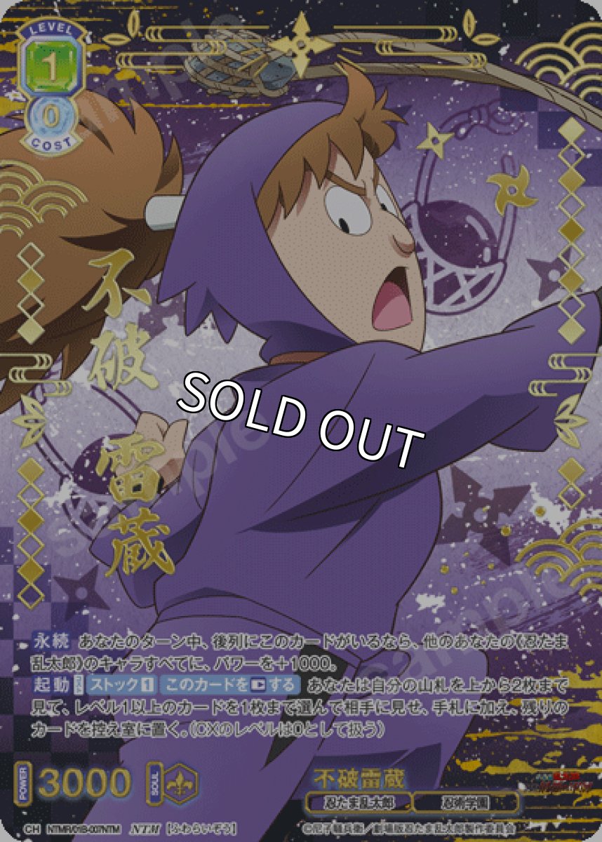 画像1: NTM　不破雷蔵 (1)