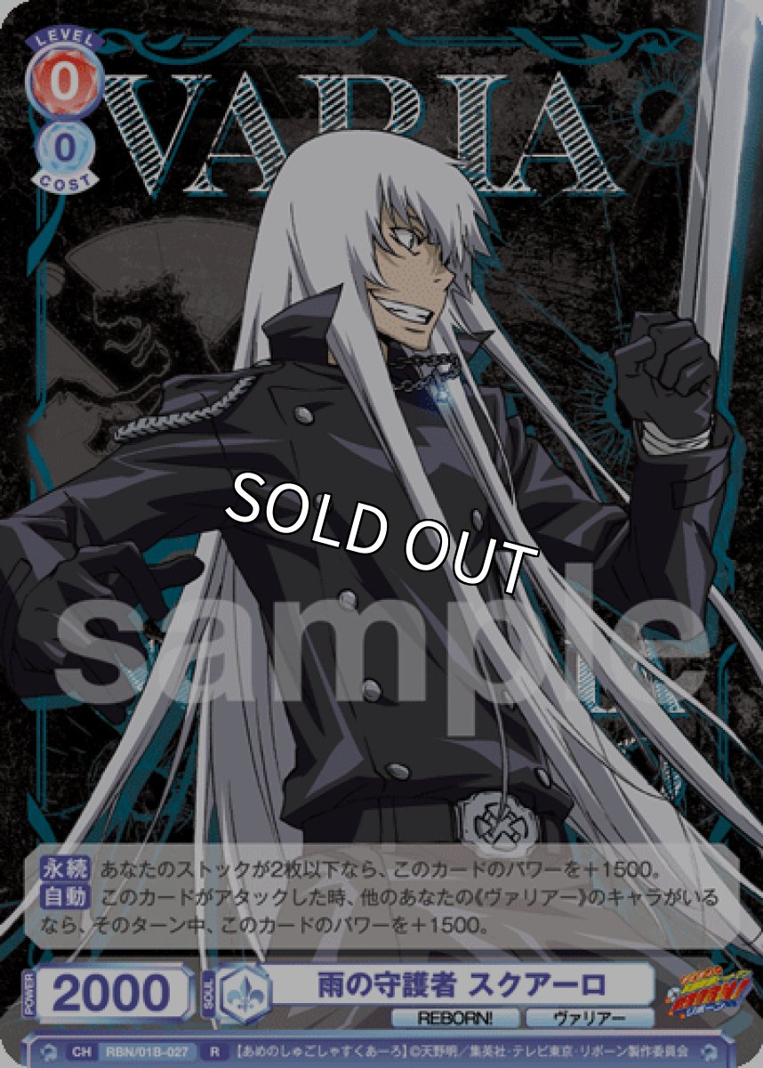 画像1: R 雨の守護者 スクアーロ (1)