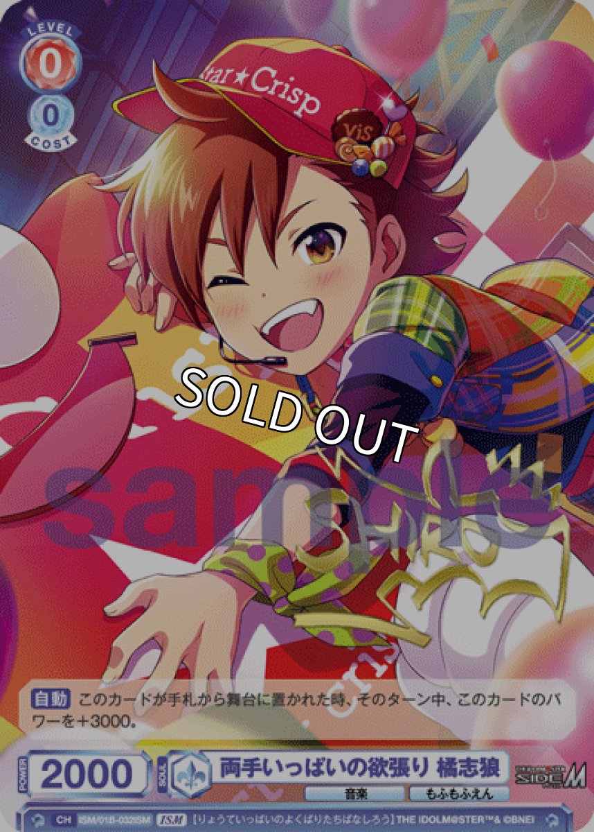 画像1: ISM　両手いっぱいの欲張り 橘志狼 (1)