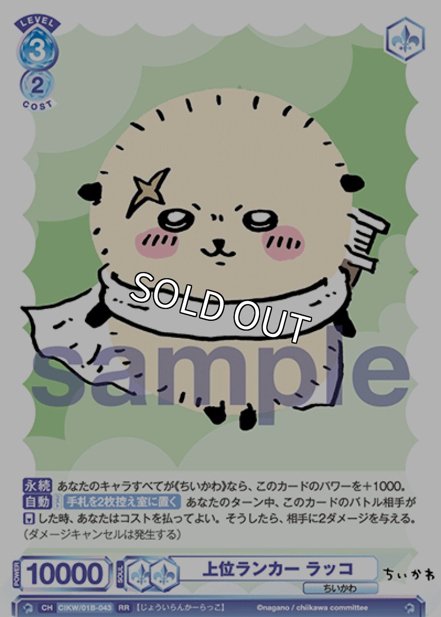 画像1: 上位ランカー ラッコ (1)